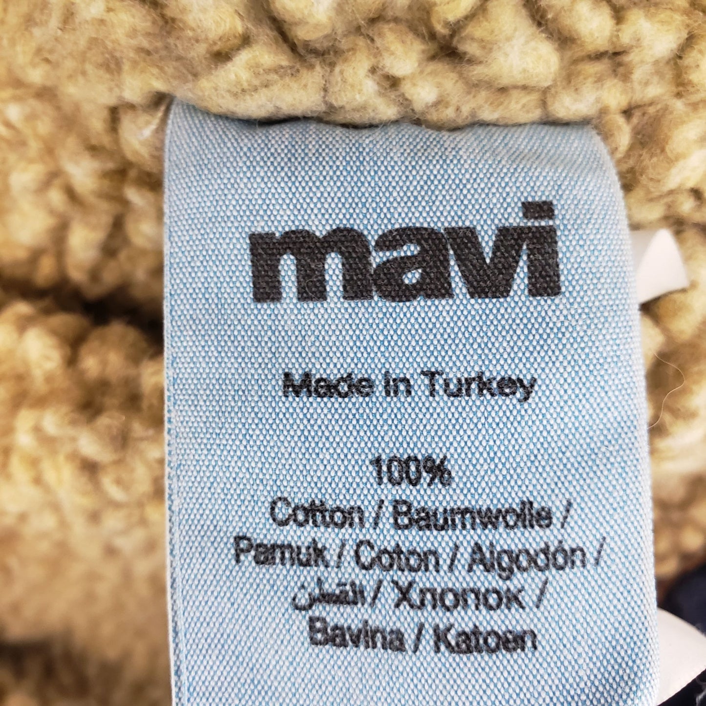 Mavi Jeans Kaira Sherpa Lined Jean Jacket Size Small