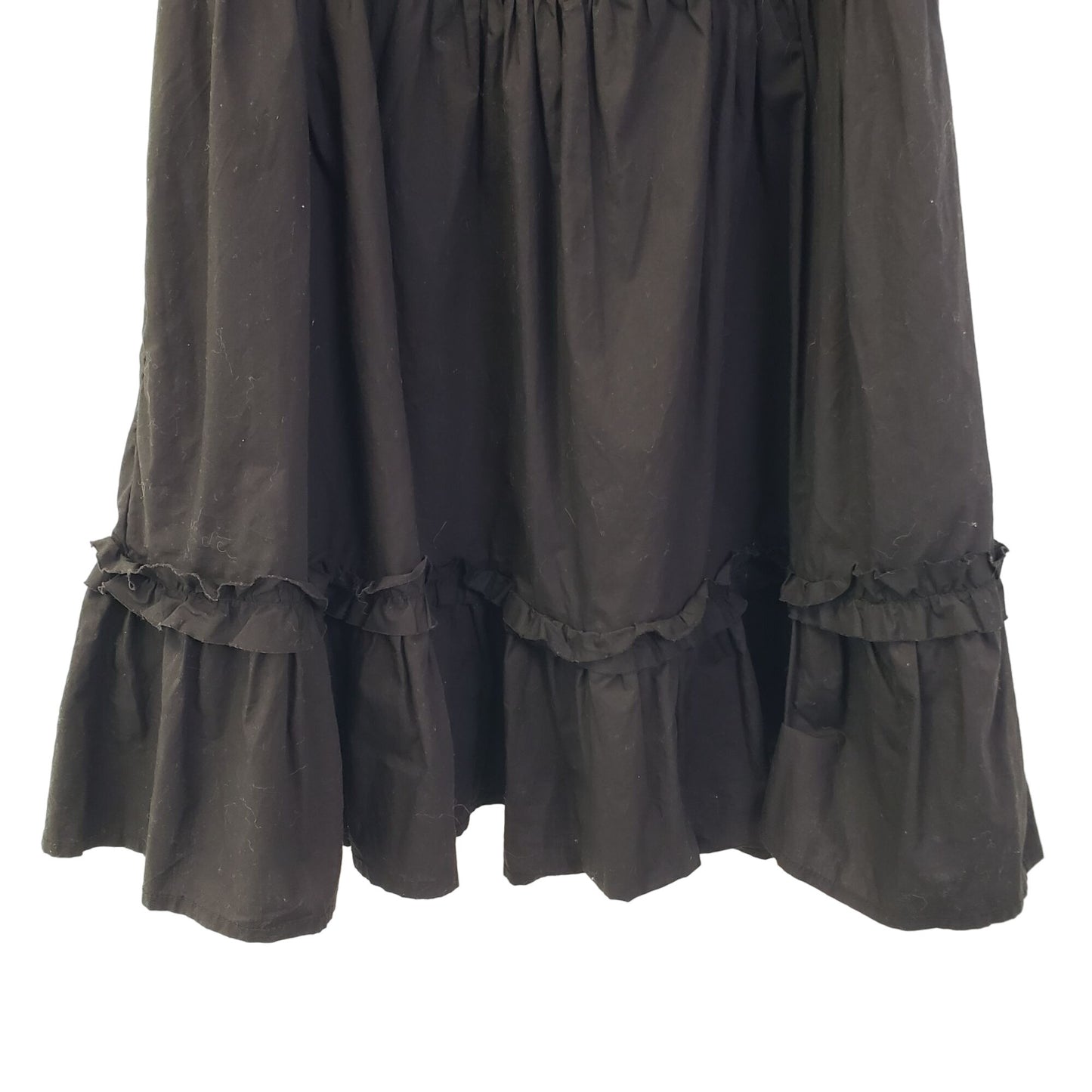 House of Harlow 1960 Black Flutter Sleeve Tiered Mini Dress Size XS/S