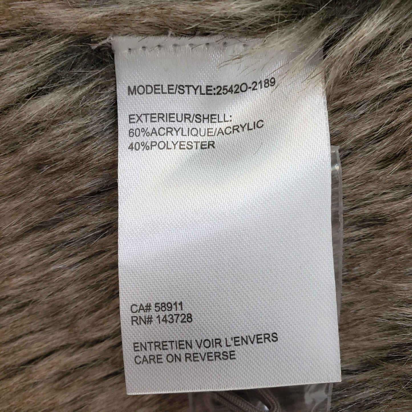 NWOT Tribal Faux Suede & Faux Fur Vest Size Small