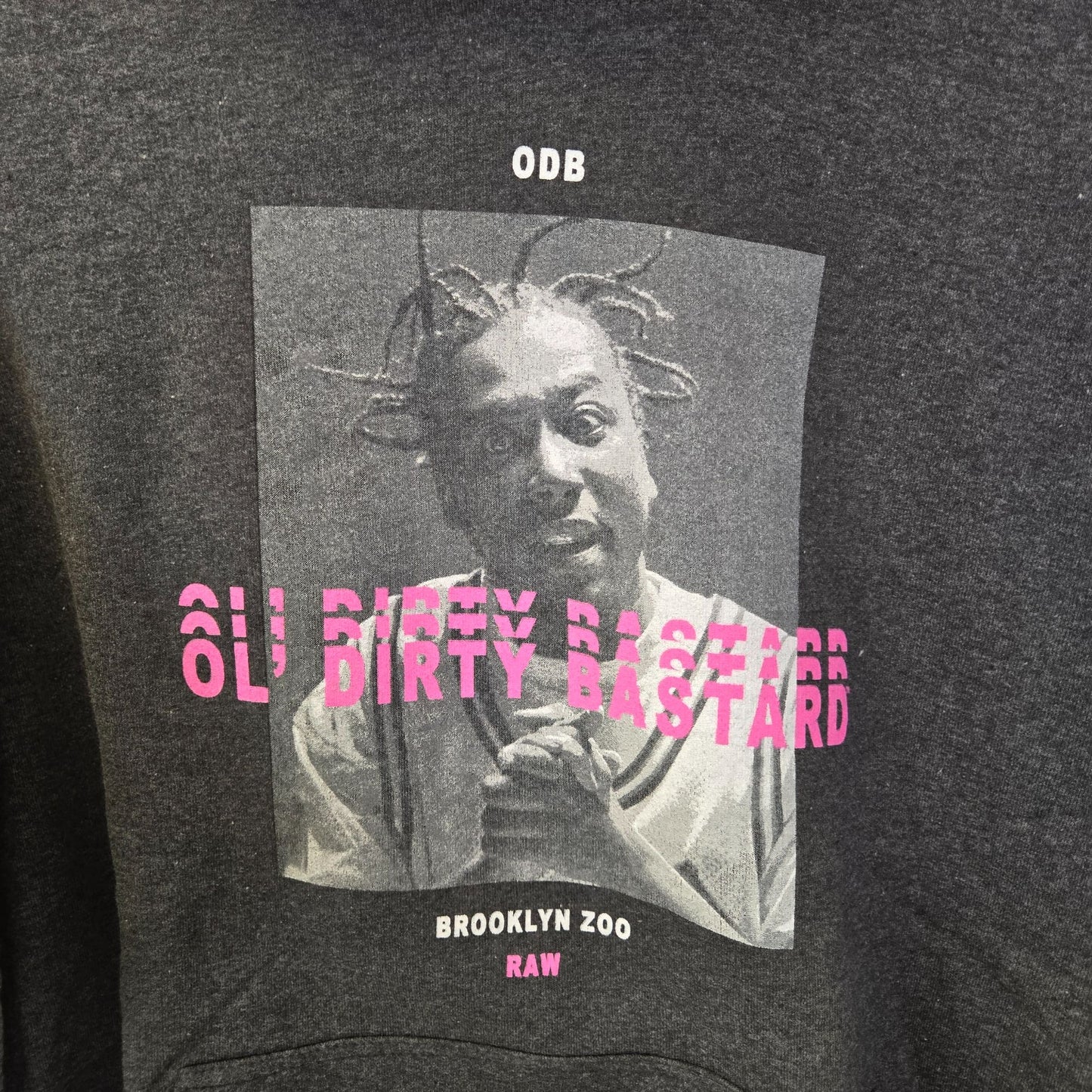 NWOT Ol' Dirty Bastard Brooklyn Zoo Raw Hoodie Size Large