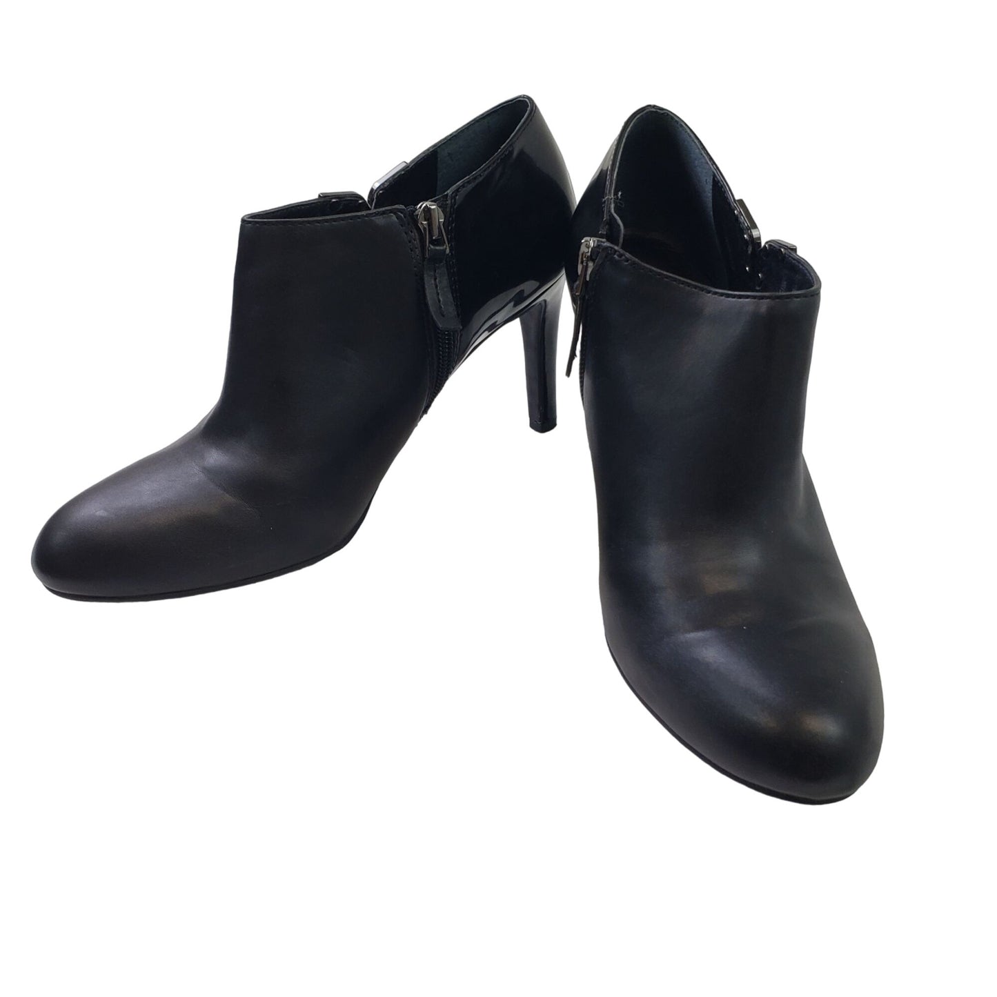 Franco Sarto Frama Vegan Leather Heeled Booties Size 9.5