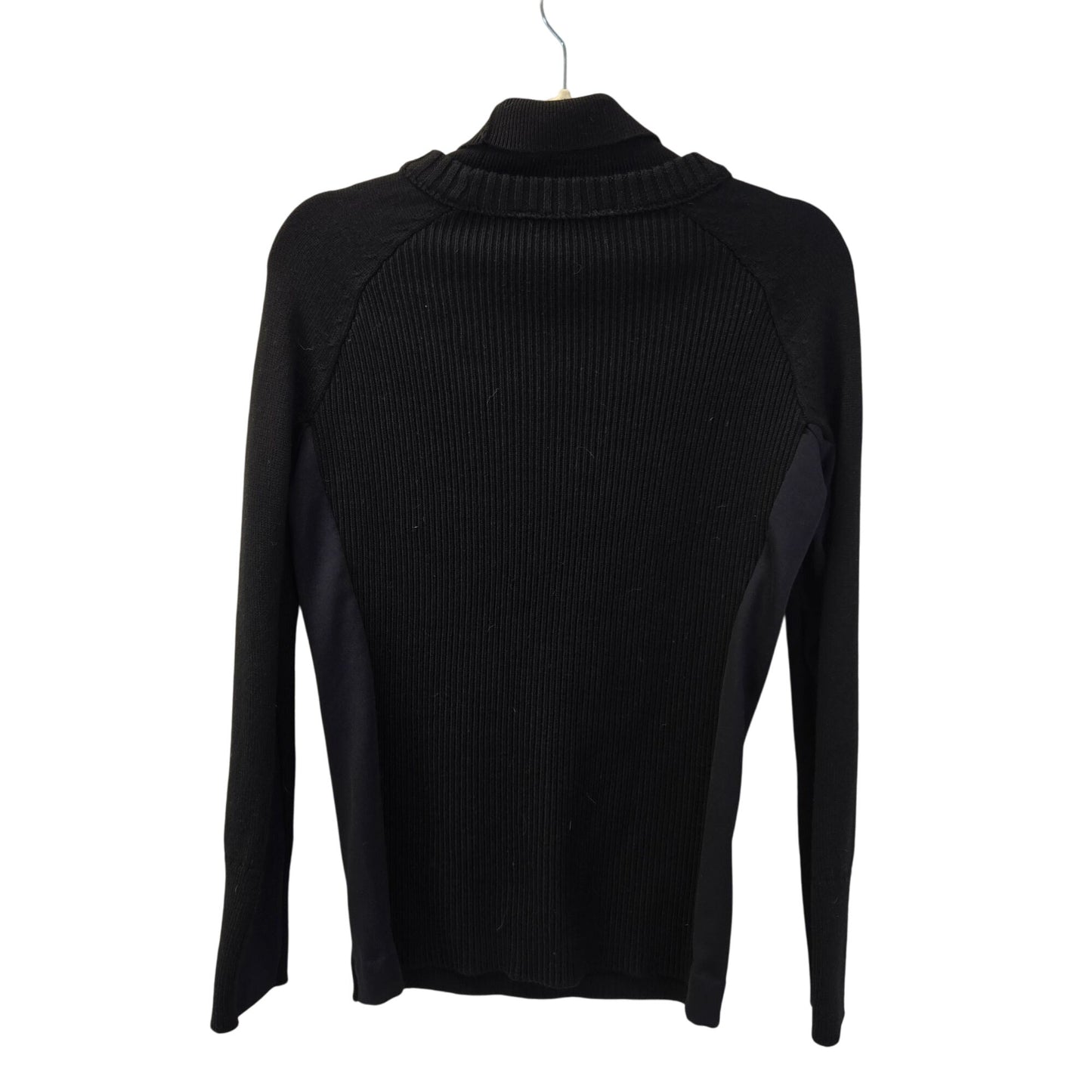 Athleta Mesa Hybrid T-Neck Merino Wool Blend Sweater Size XS
