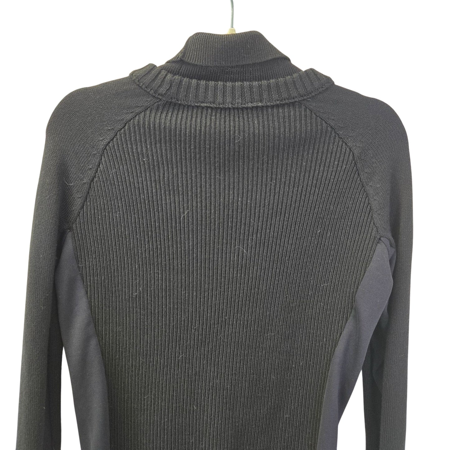 Athleta Mesa Hybrid T-Neck Merino Wool Blend Sweater Size XS