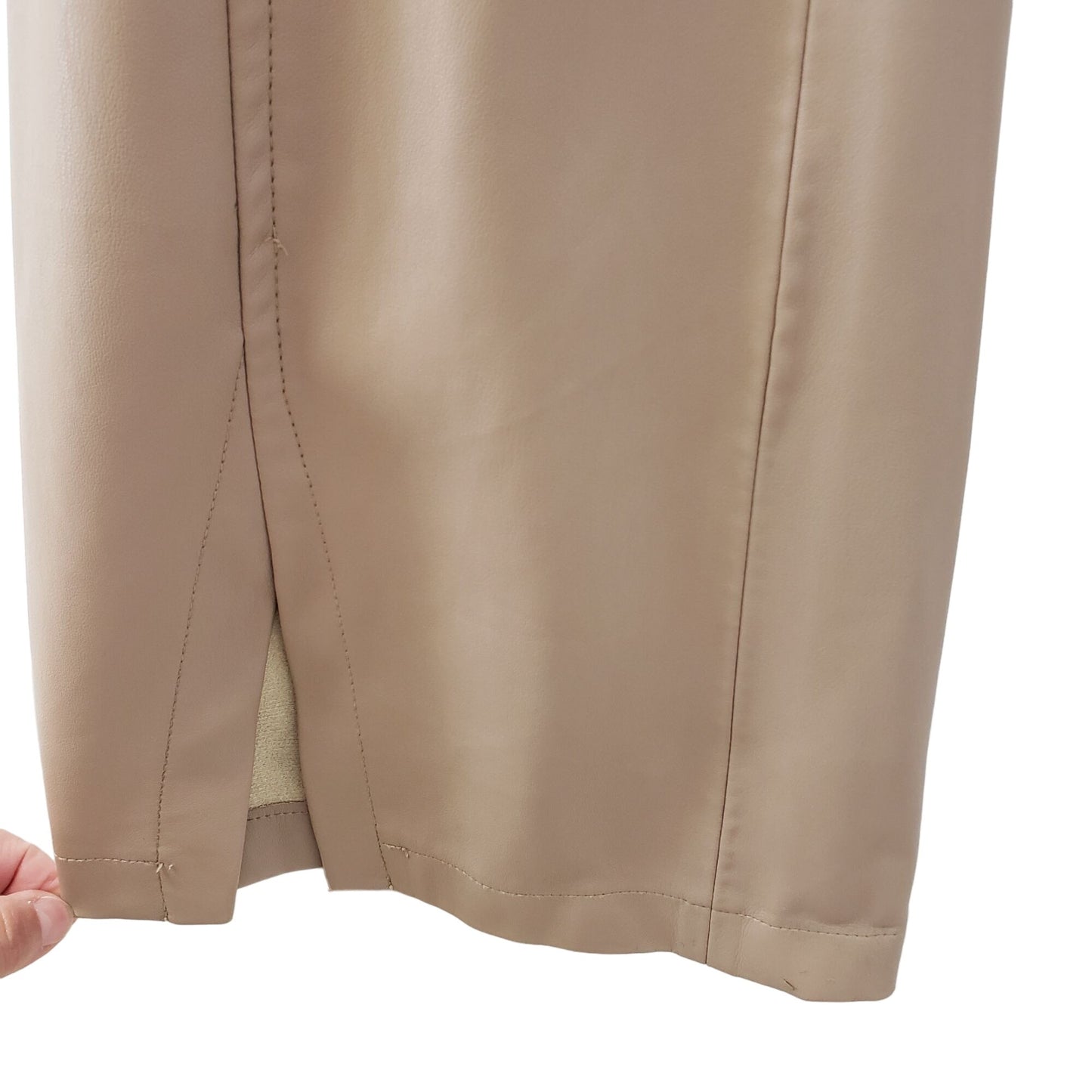 Free People We the Free Vegan Leather Flare Pants Size 28