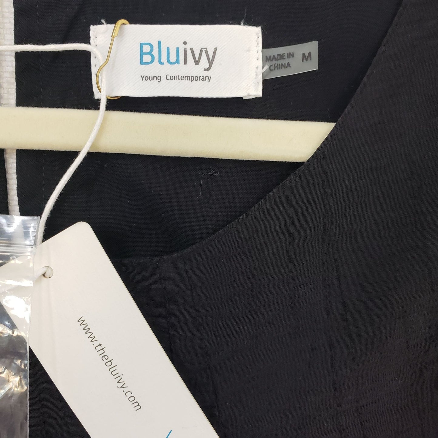 NWT Blue Ivy Ruffle Hem Mini Dress Size Medium *Missing Belt*