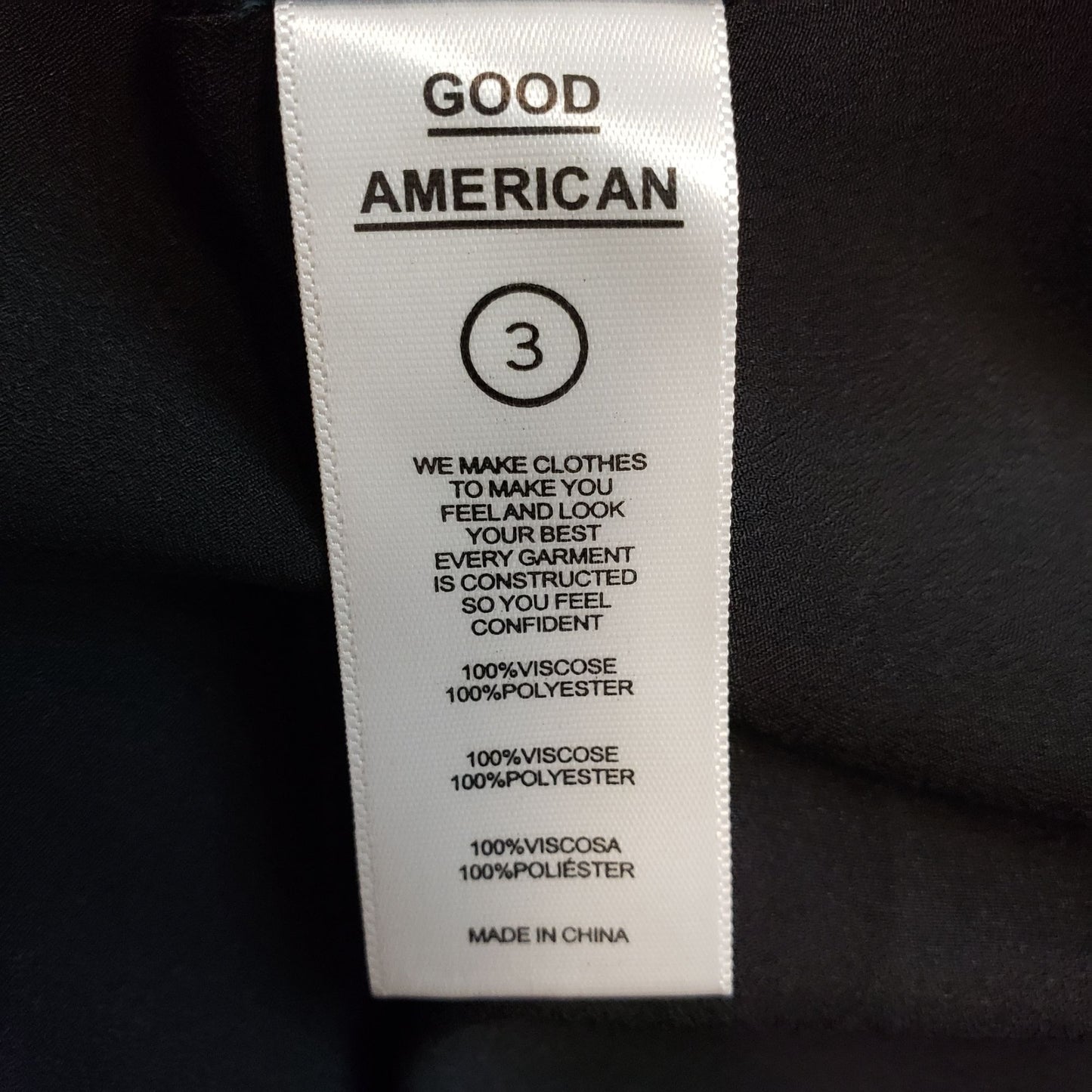 NWOT Good American Corset Puff Sleeve Maxi Dress Size 3/Medium
