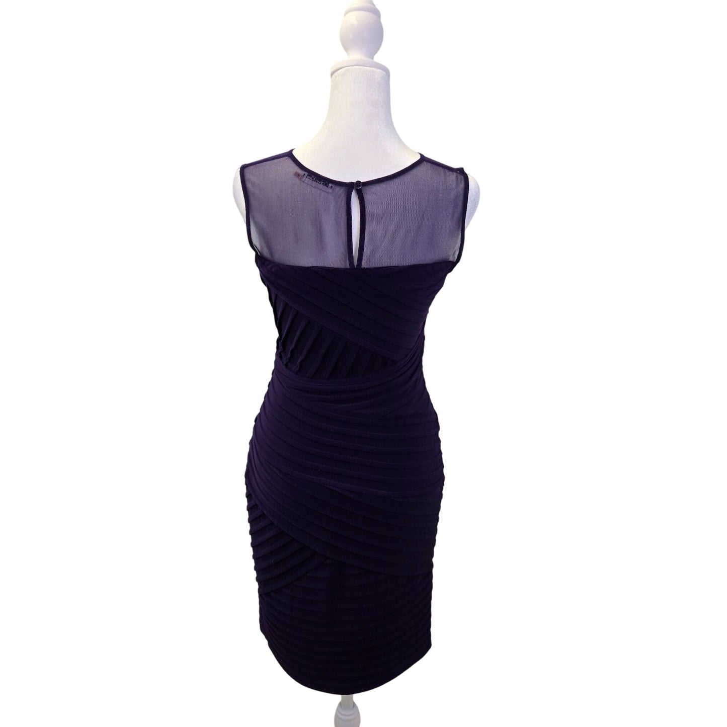 Calvin Klein Pleated Bandage Bodycon Dress Size 2