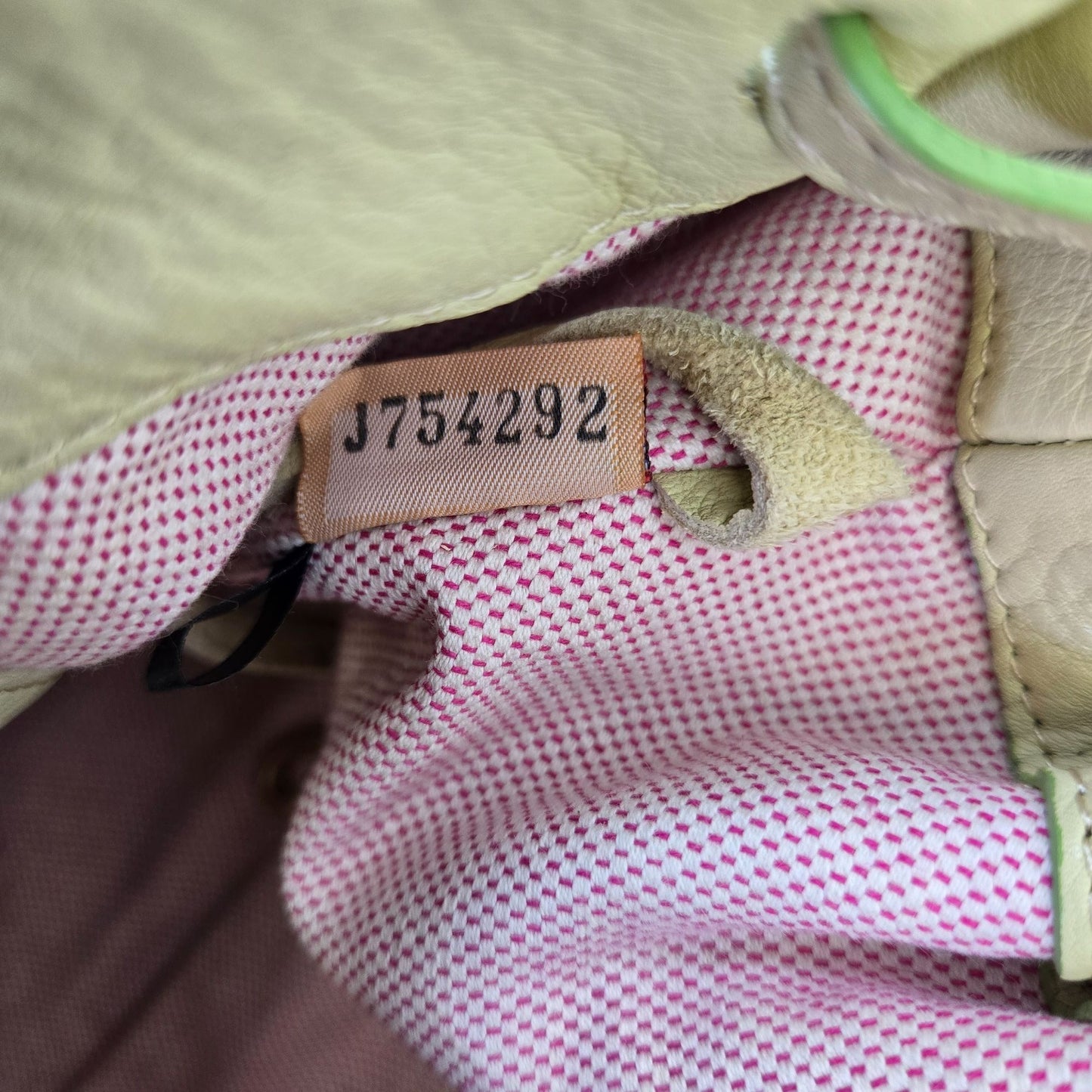 Dooney & Bourke Lime Green Medium Gathered Sac from the Marchesa Collection
