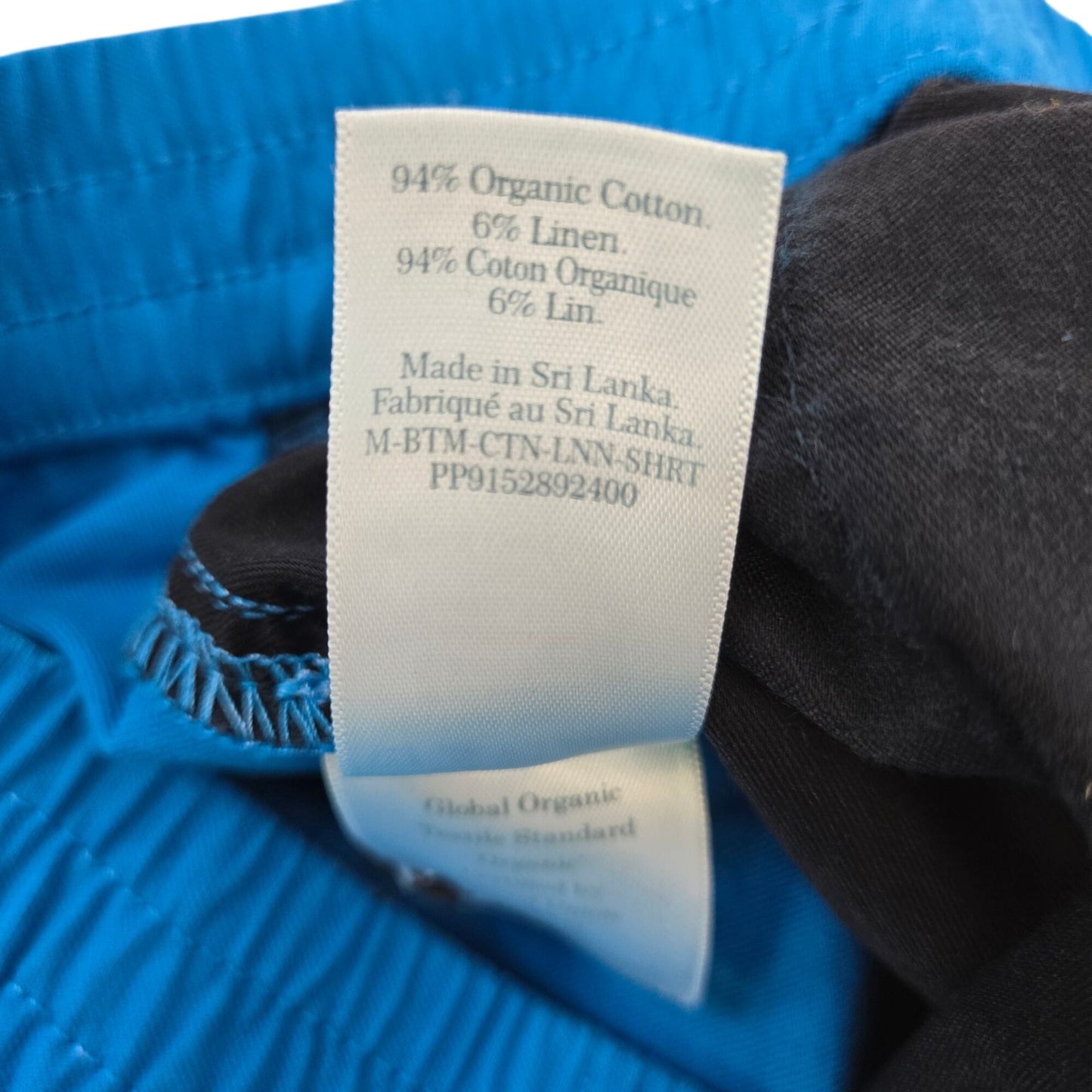 NWT Everlane Men’s Linen Blend Elastic Waist Cargo Short Size Medium