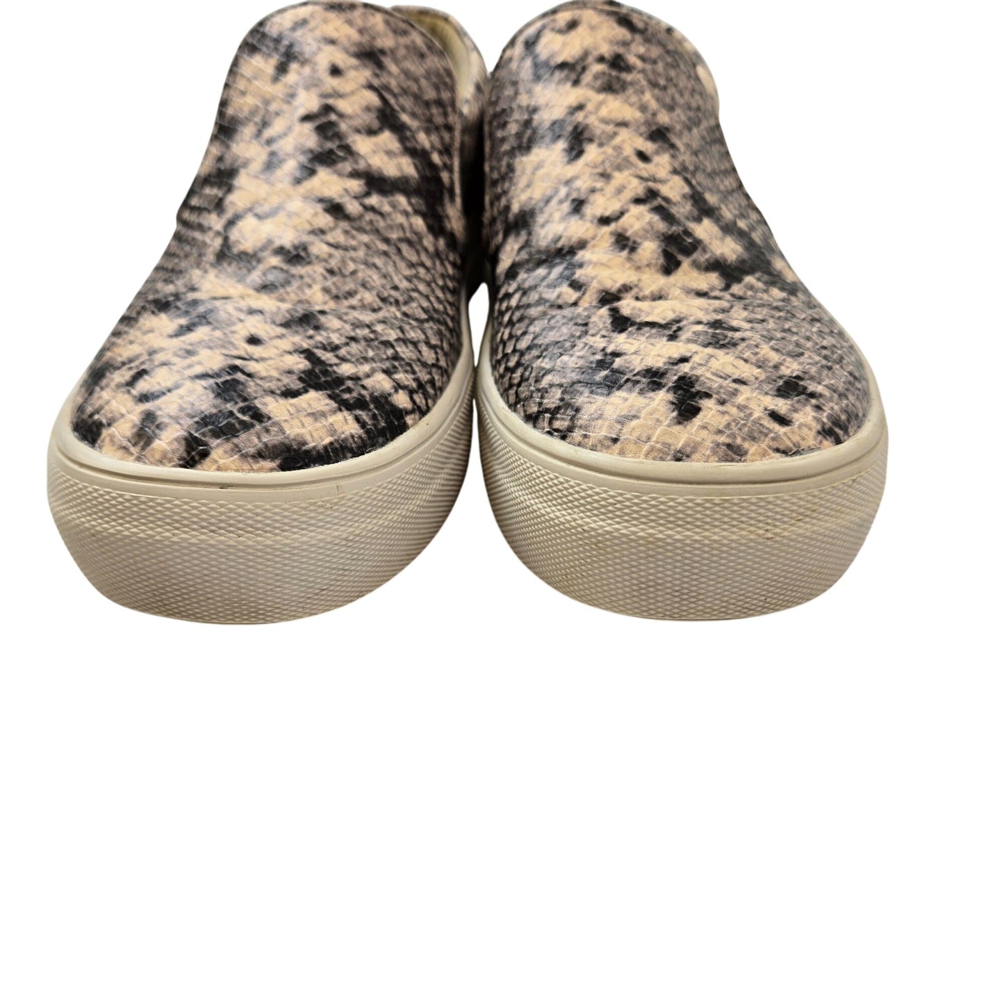 Steve Madden Gills Vegan Leather Snake Print Loafer Shoes Size 8
