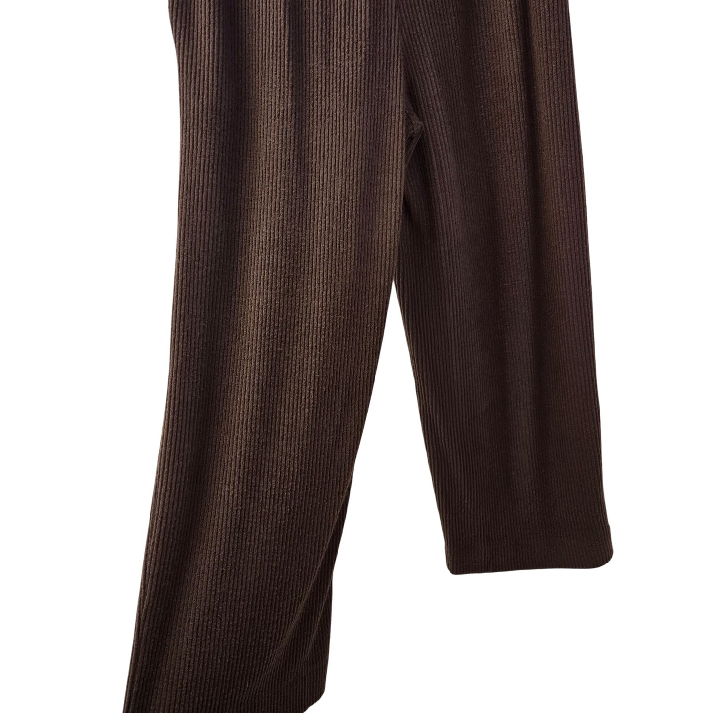 Haven Well Within Ribbed Relaxed Wide Leg Viscose Loungewear Pants Size Small