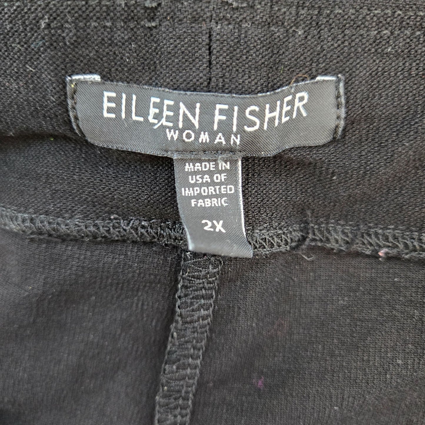 Elieen Fisher Woman Viscose Blend Tapered Pull-On Pants Size 2X