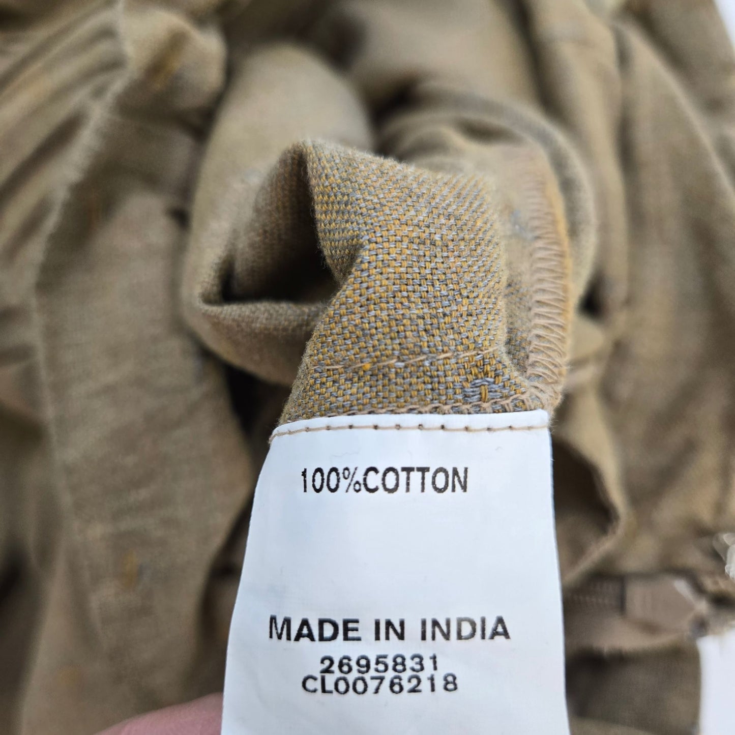 Wayward Fancies eShakti Cotton Wide Leg Paper Bag Waist Pants Size Large