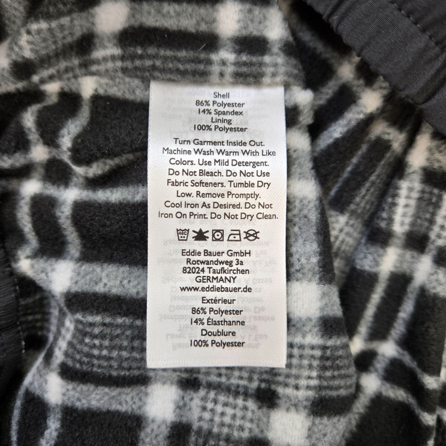 Eddie Bauer Flannel Lined Activewear Cargo Pants Size 14