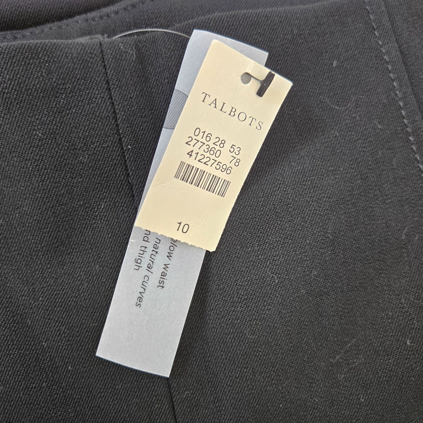 NWT Talbots Curvy Flat Front Tapered Trouser Pants Size 10