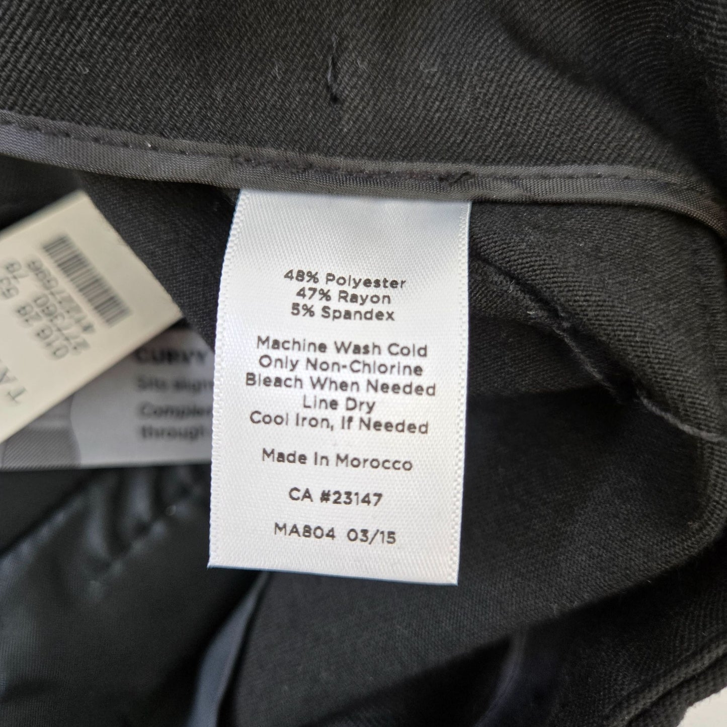 NWT Talbots Curvy Flat Front Tapered Trouser Pants Size 10