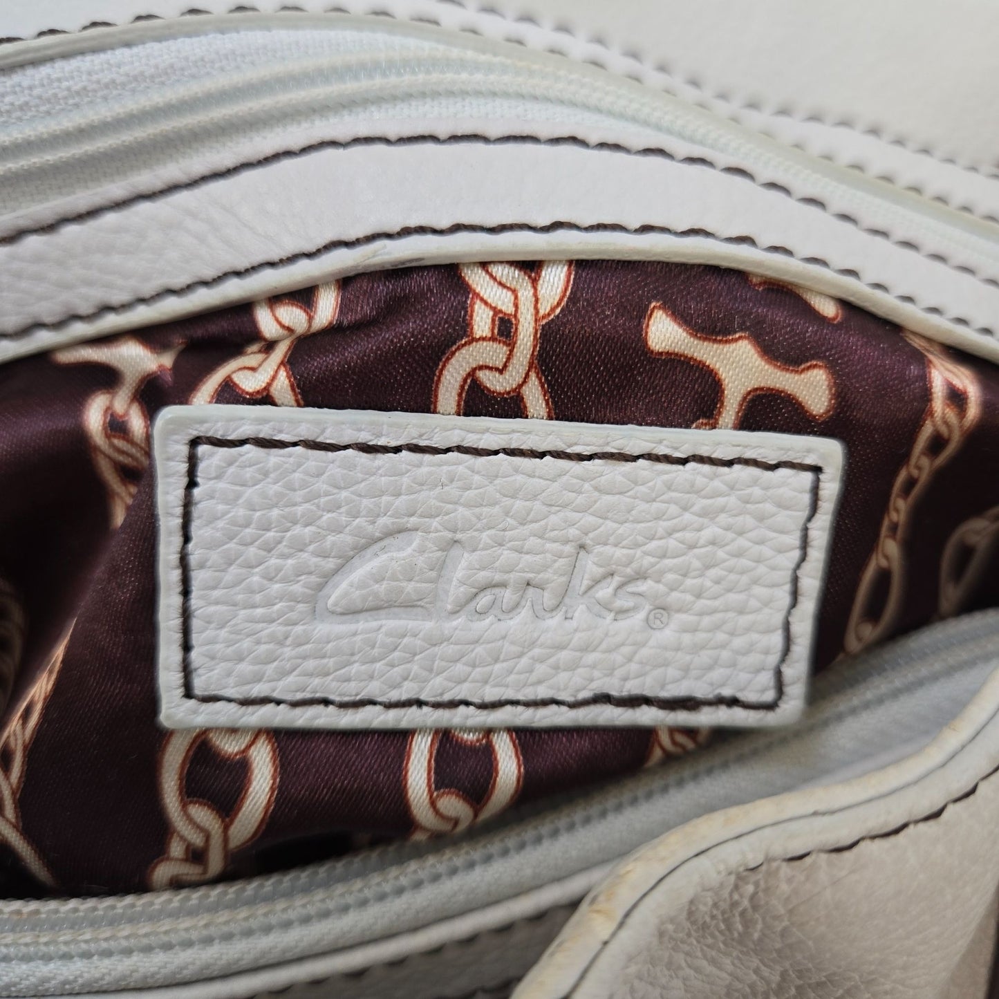 Clarks Pebble Leather Satchel Handbag
