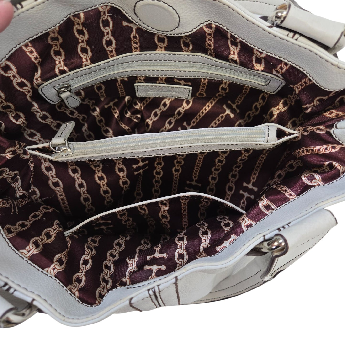 Clarks Pebble Leather Satchel Handbag