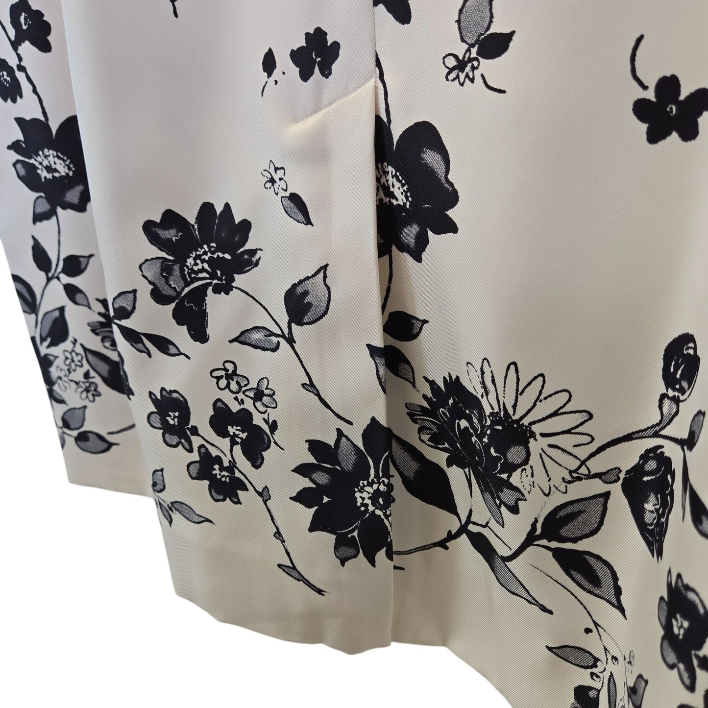 NWT Lord & Taylor 100% Silk Floral Pencil Skirt Size 22W