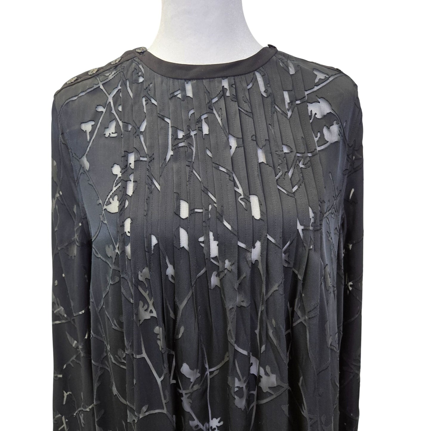 Rag & Bone Ruby Floral Burnout Mini Shift Dress Size XS *Missing Lining*