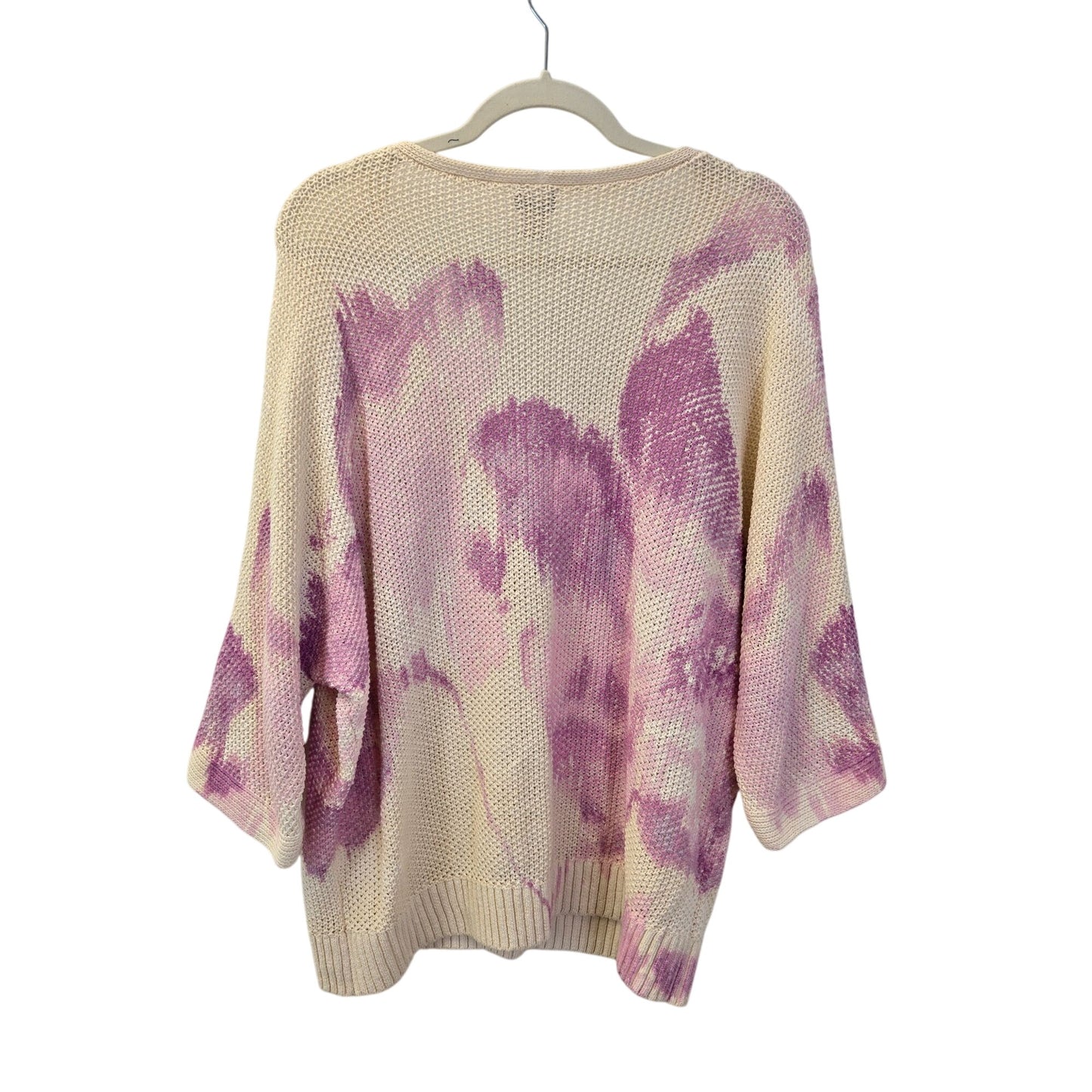 Chico's Linen Blend Open Knit Scoop Neck Sweater Size Chico's 3/XL