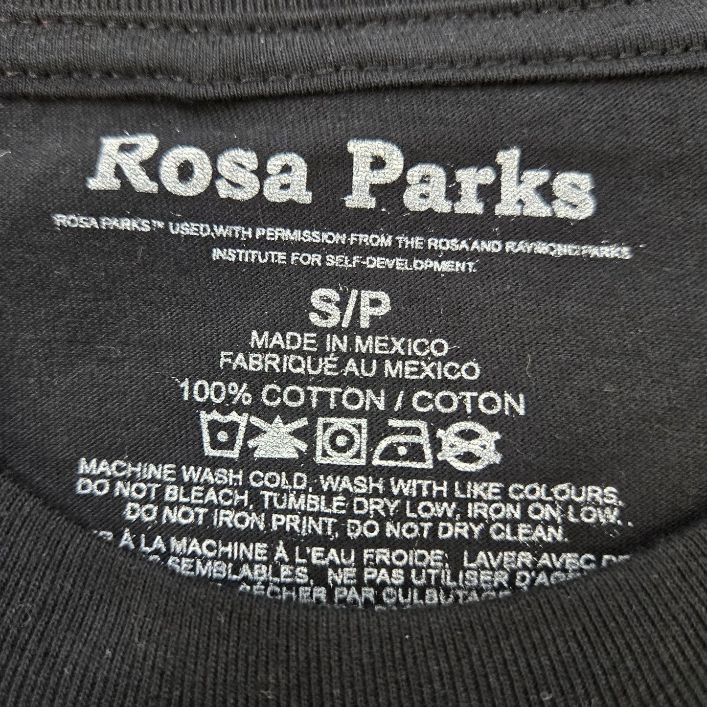 NWOT Rosa Parks One Person Can Change The World Graphic Tee Size Small