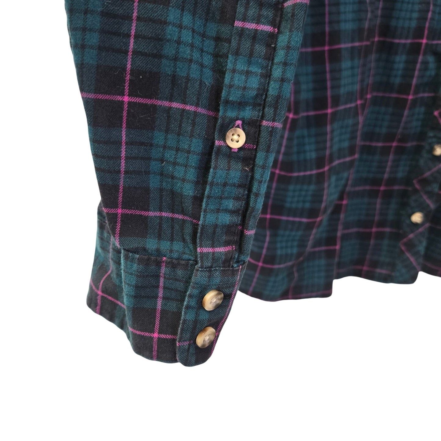 L.L. Bean Flannel Plaid Button Down Shirt Size XL