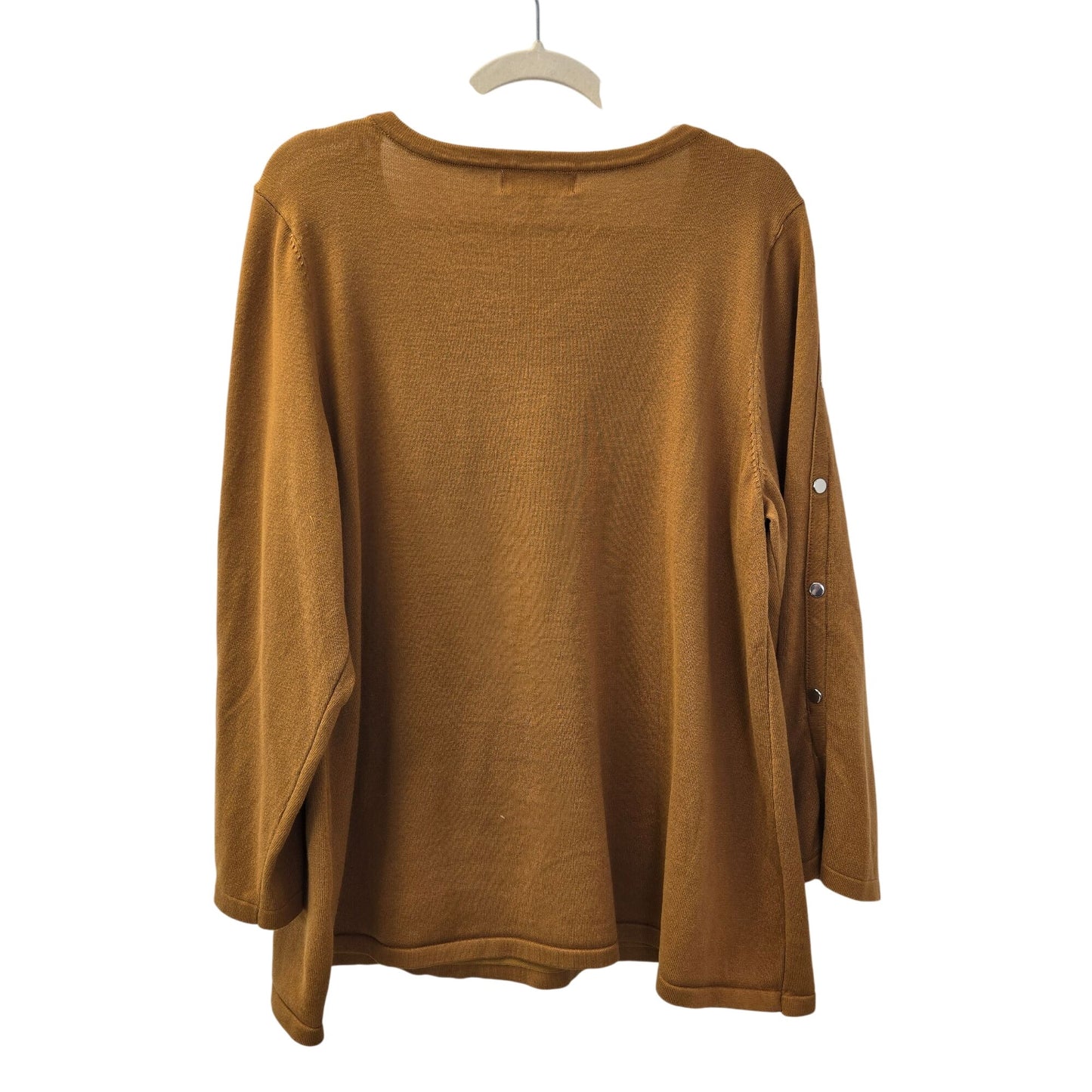 Philosophy Woman Rivet Embellished Crewneck Sweater Size 2XL