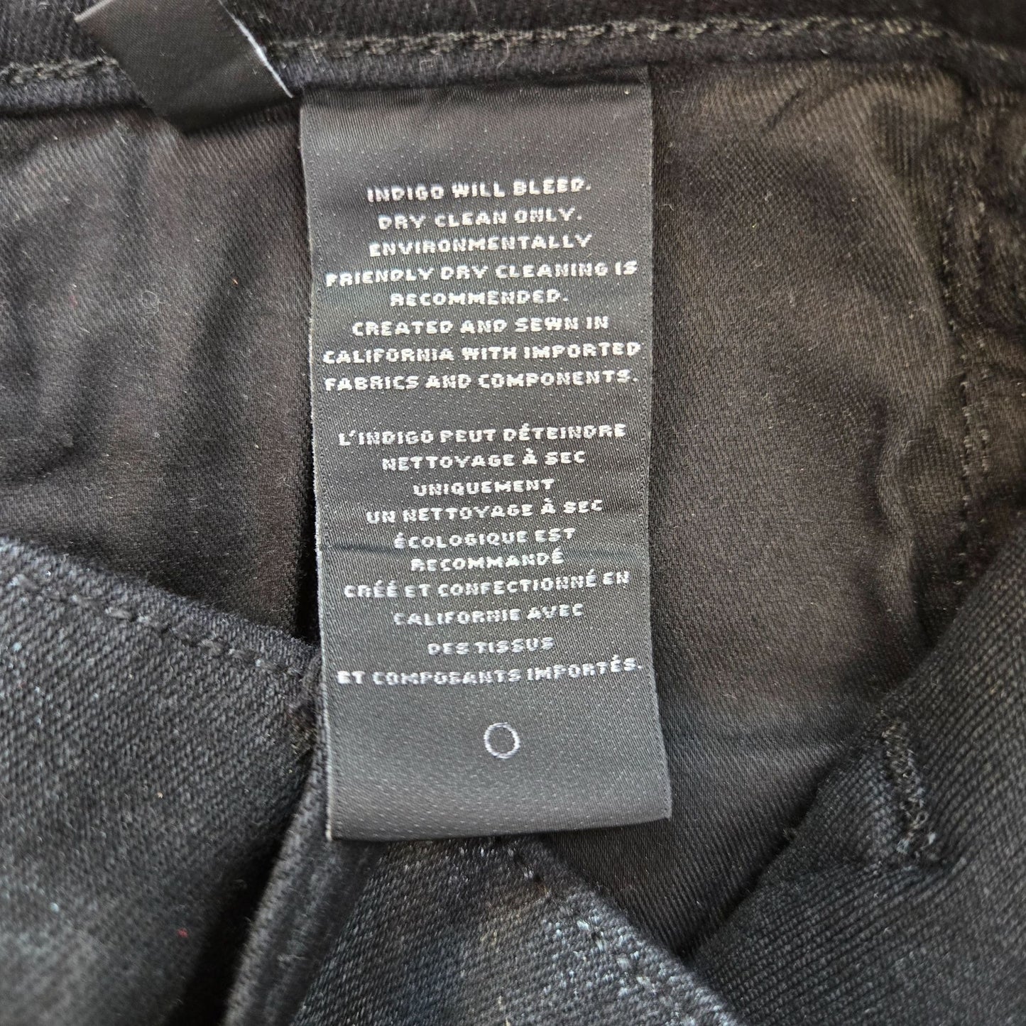 J Brand Alana High Rise Coated Black Skinny Jeans Size 27