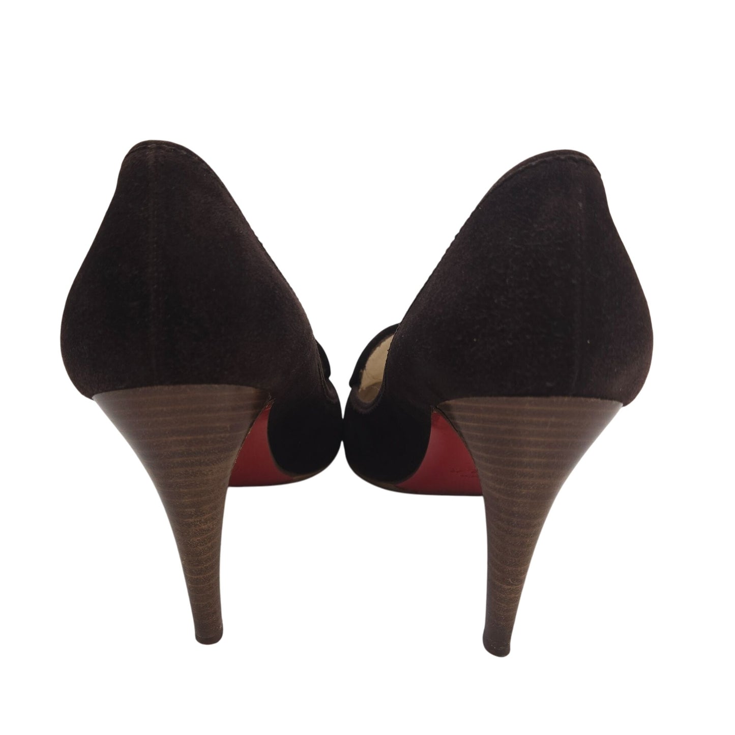Christian Louboutin Vintage Steva Suede Leather Tassel Pumps Size 38.5/US 8.5