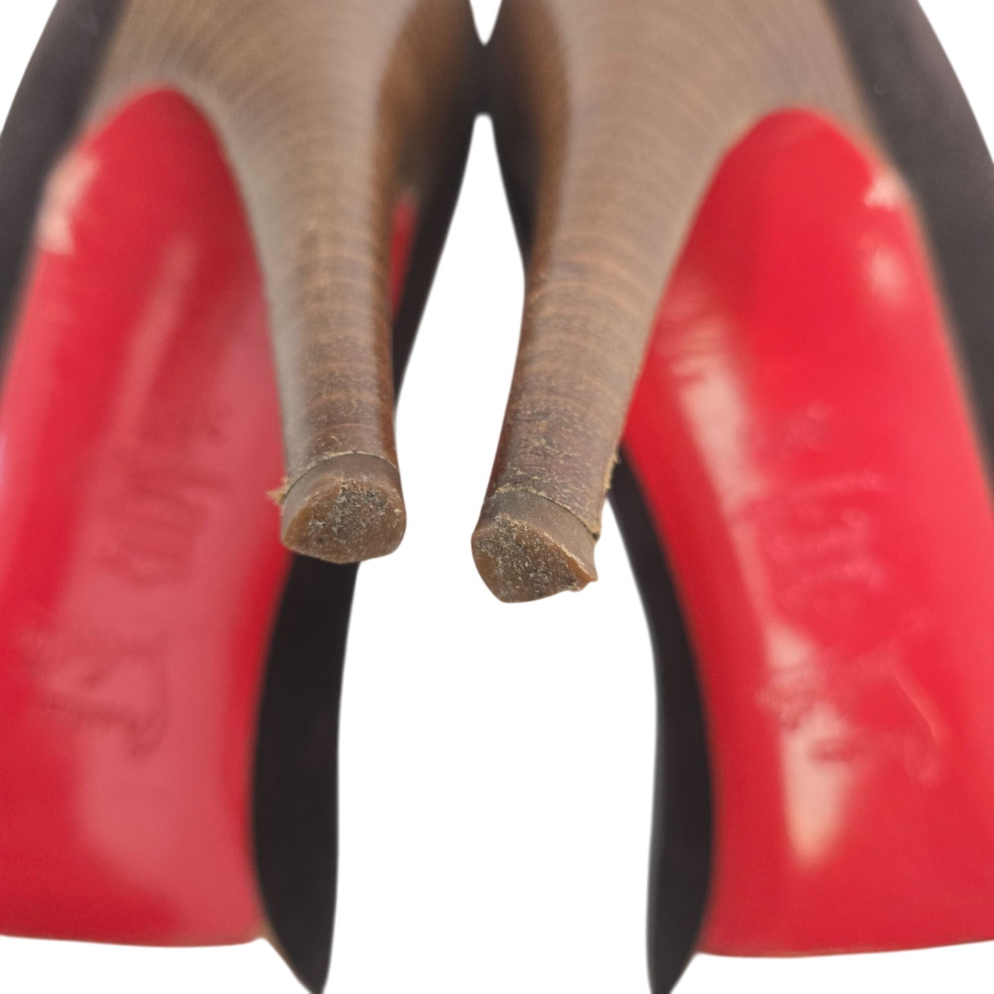 Christian Louboutin Vintage Steva Suede Leather Tassel Pumps Size 38.5/US 8.5