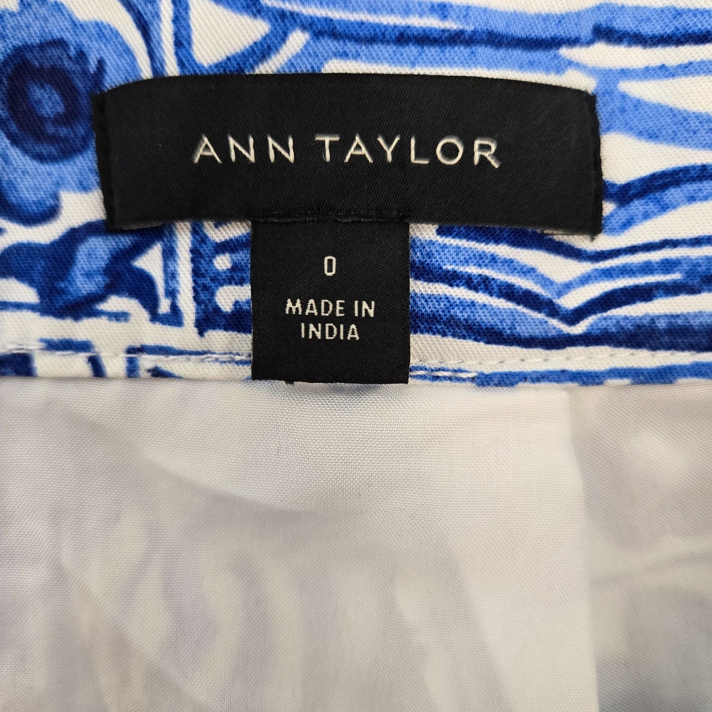Ann Taylor 100% Viscose Floral Wrap Midi Skirt Size 0