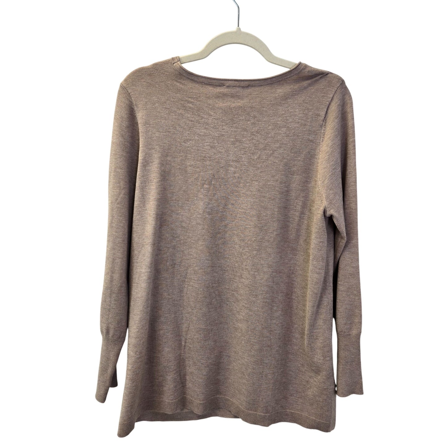 Chico's Floral Beaded Embellished Crewneck Sweater Size Chico's 1/Medium