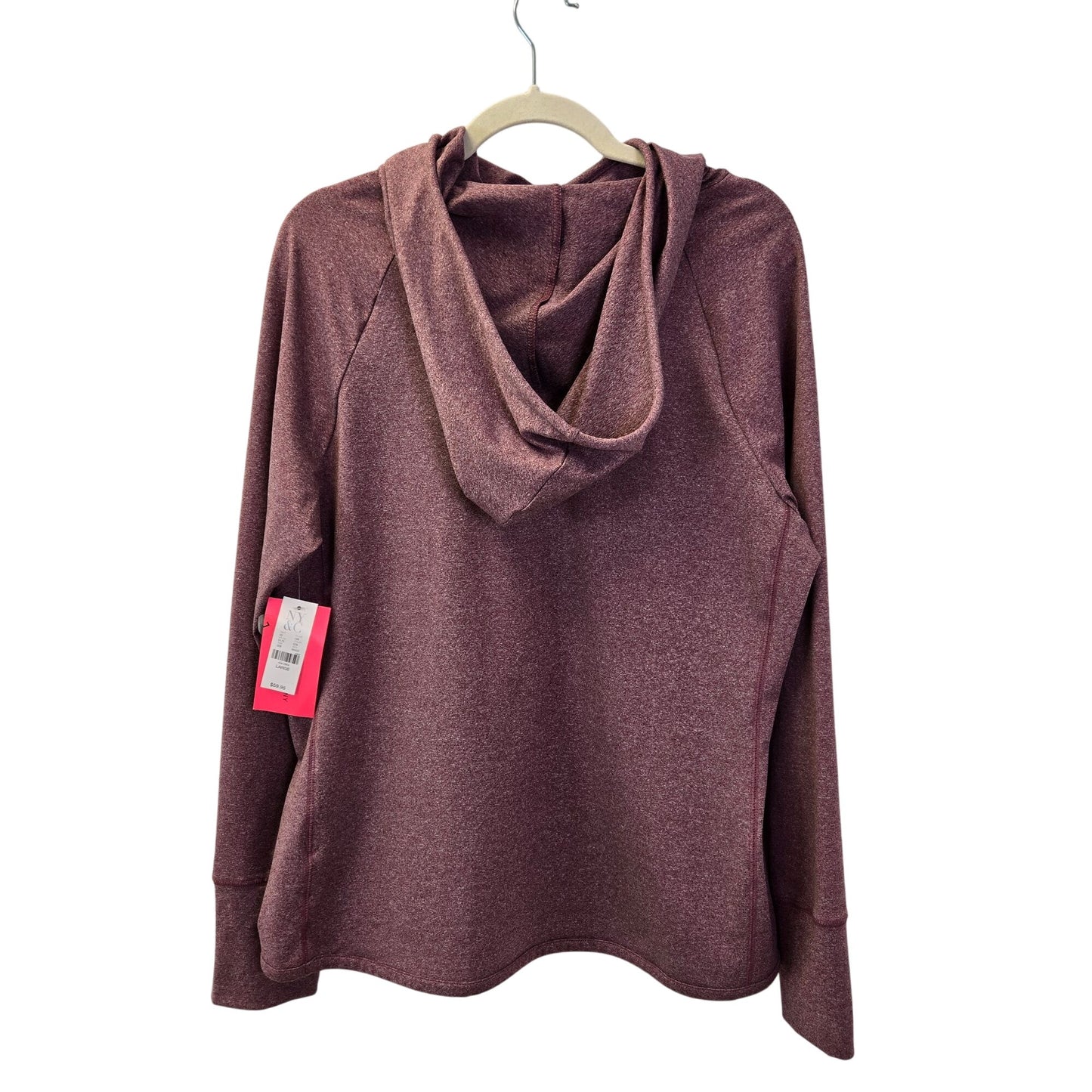 NWT New York & Company Hooded Kangaroo Pocket Sweatshirt Size Large