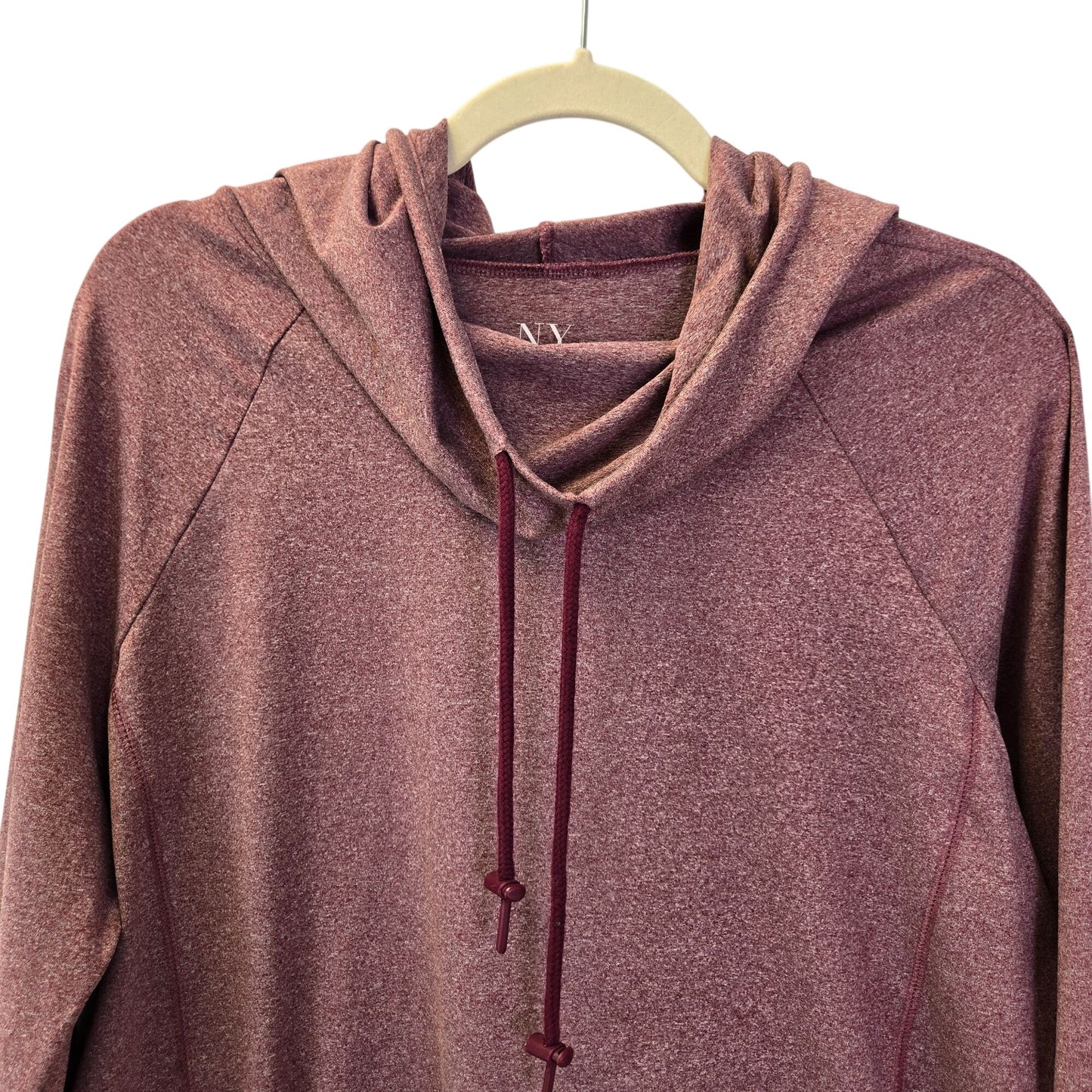 NWT New York & Company Hooded Kangaroo Pocket Sweatshirt Size Large