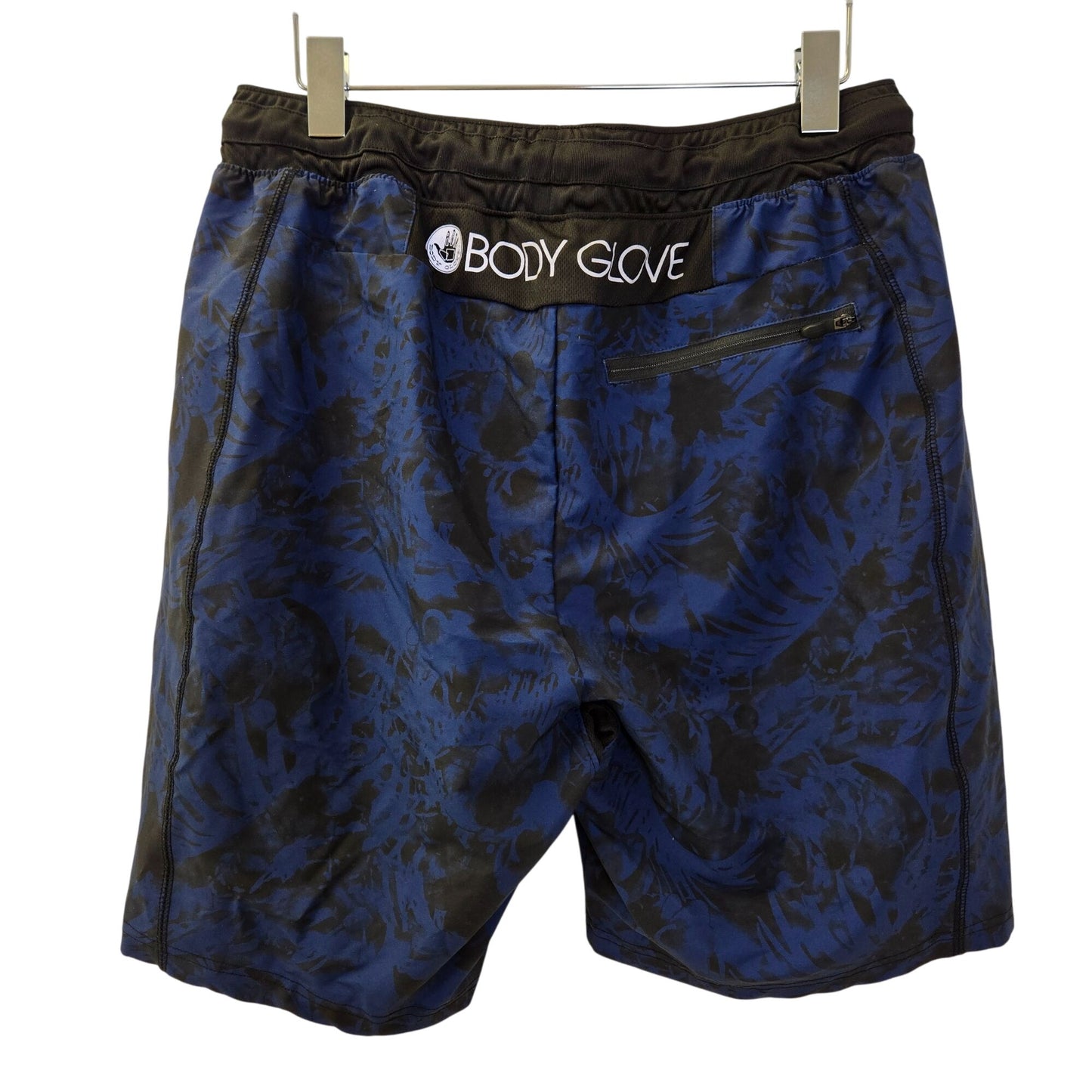 Body Glove Dual Layer Print 2-in-1 Hybrid Activewear Shorts Size Large