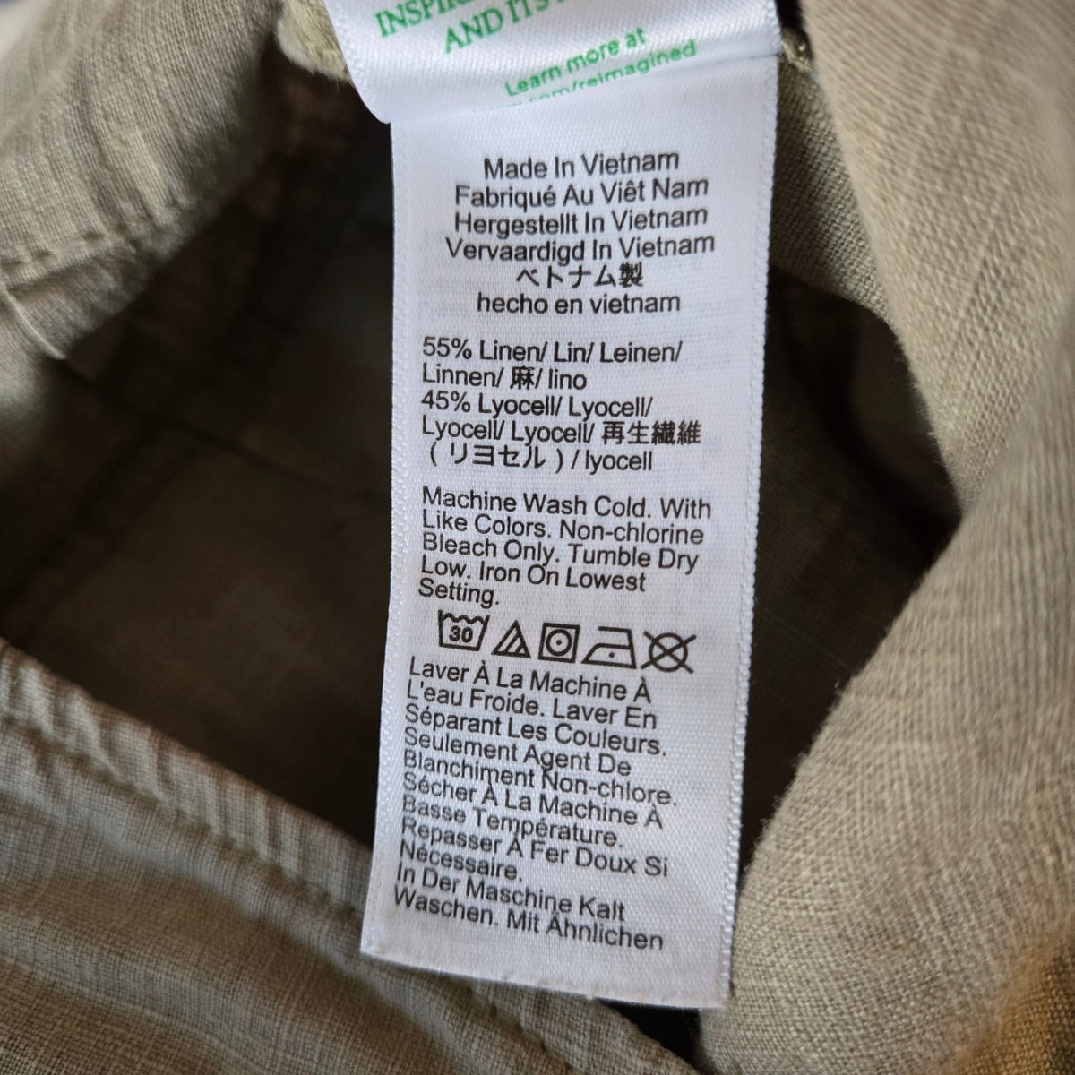 J. Crew Linen & Lyocell Blend Seaside Cargo Pants Size 2