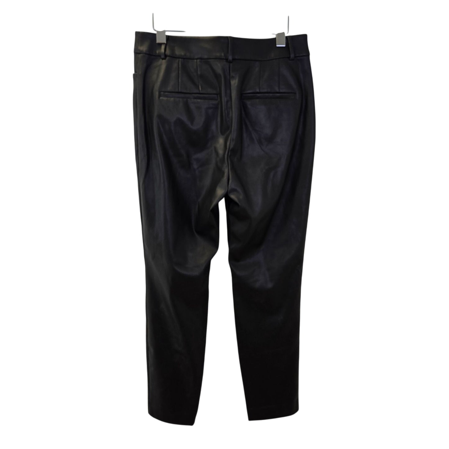 Loft Curvy Vegan Leather High Rise Skinny Pants Size 8