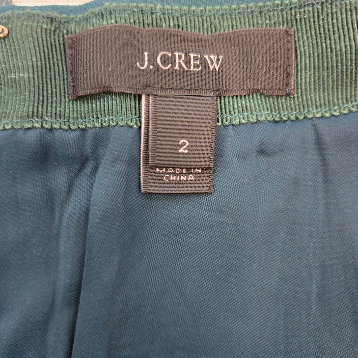 J. Crew A-Line Mini Skirt Size 2