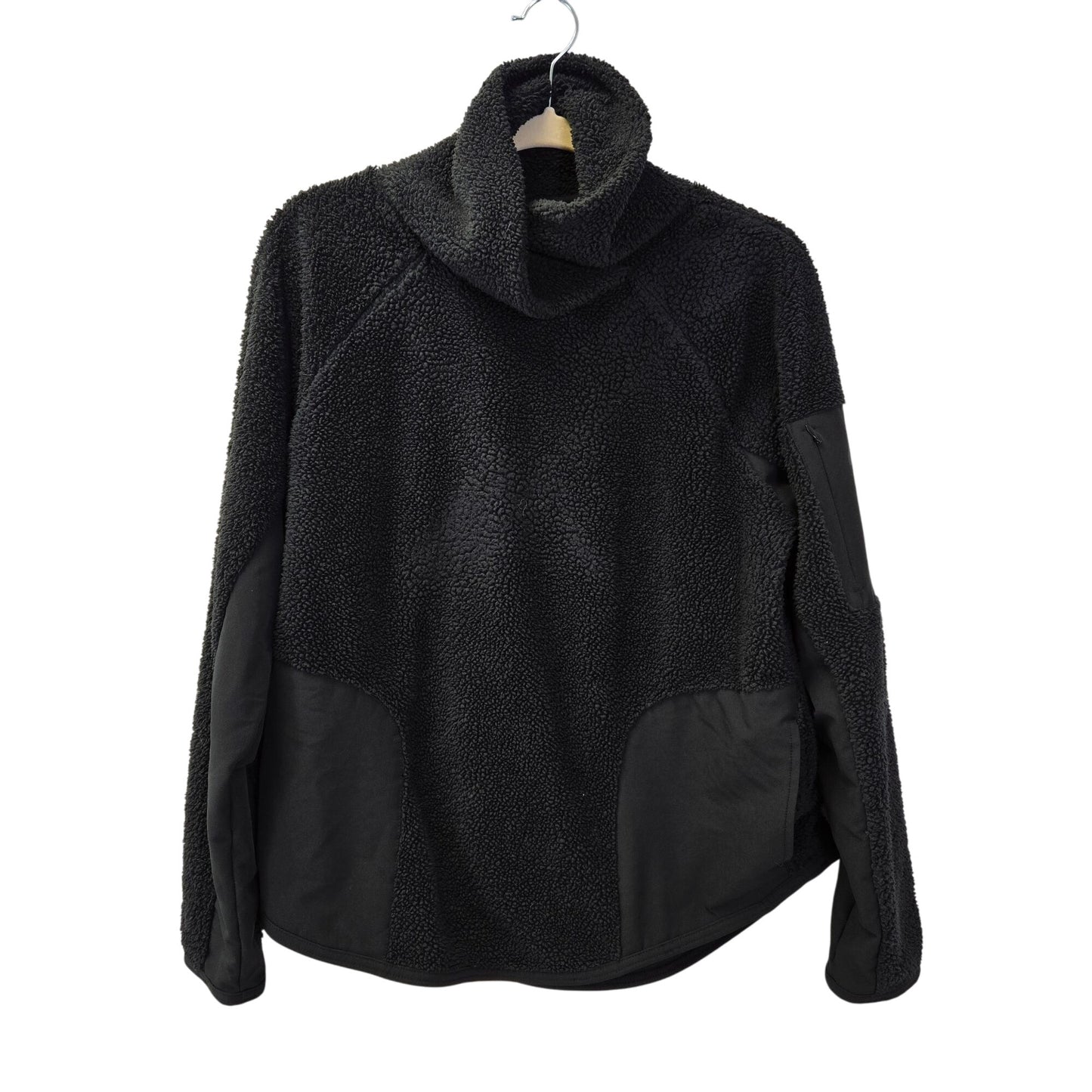 Nike Teddy Pullover Mock Neck Jacket Size Medium