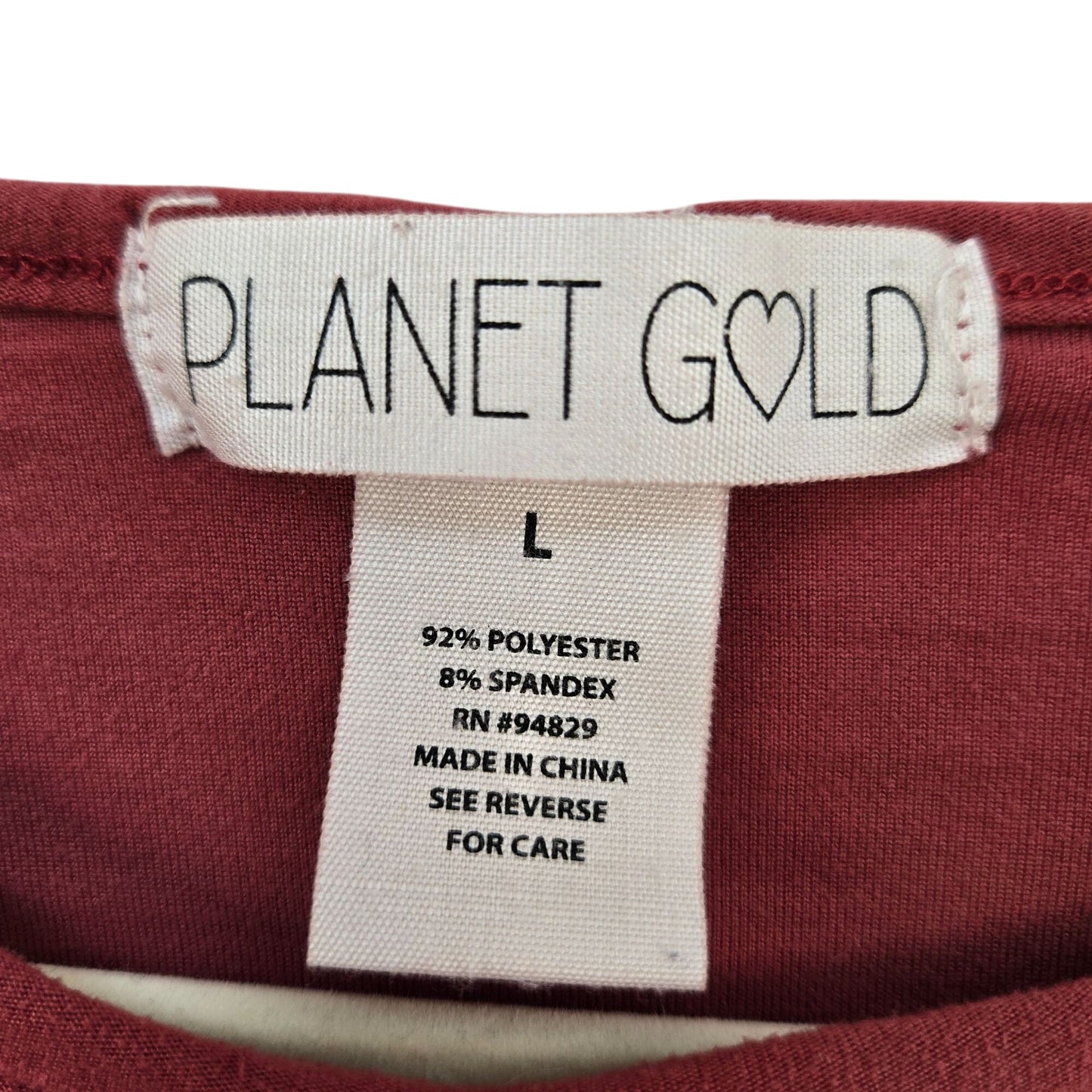 Planet Gold Fit & Flare Bell Sleeve Boho Dress Size Large