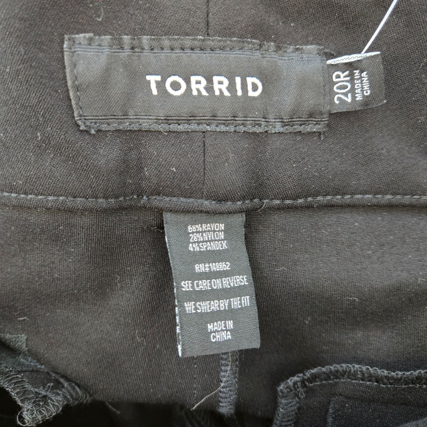 NWT Torrid The Noir Collection All-Nighter Pant Size 20R