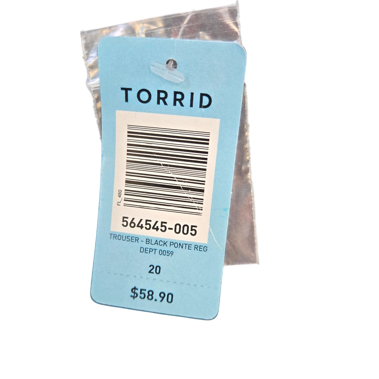 NWT Torrid The Noir Collection All-Nighter Pant Size 20R