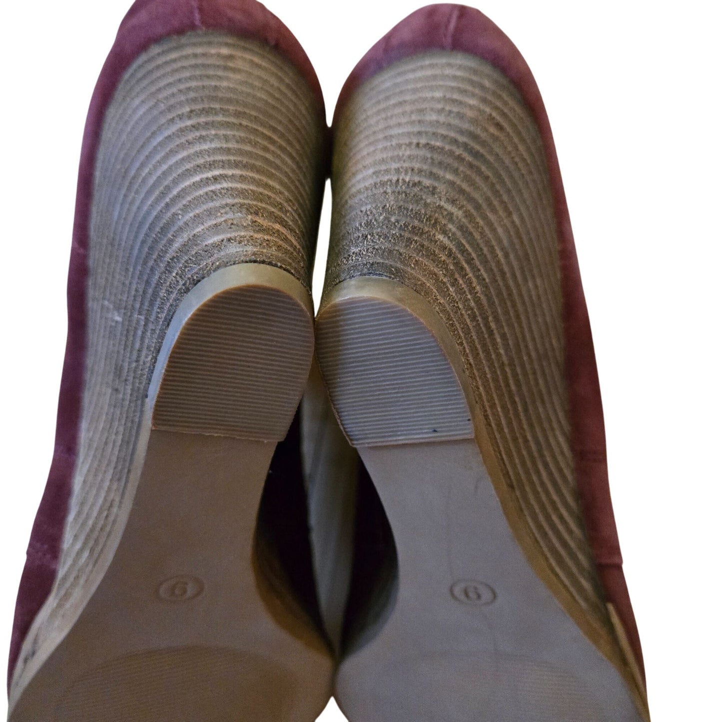 NWT/NWOB Diba Blake Suede Leather Wedge Heel Ankle Boots Size 9