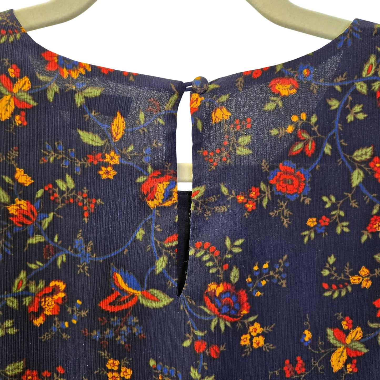 Madewell Floral Tiered Sleeve Blouse Size Small