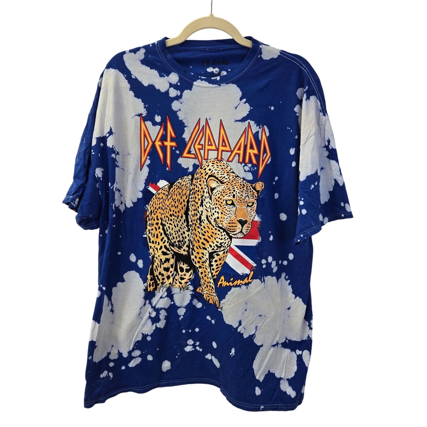 NWOT Def Leppard Licensed Animal Graphic Band Tee Size XL