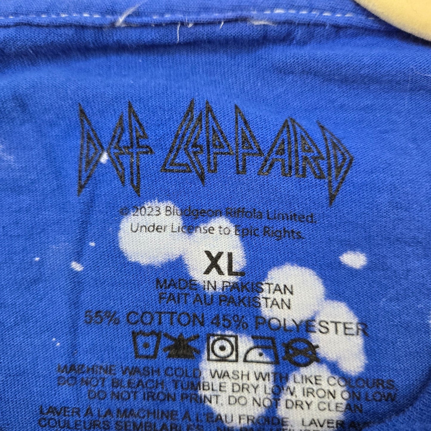 NWOT Def Leppard Licensed Animal Graphic Band Tee Size XL