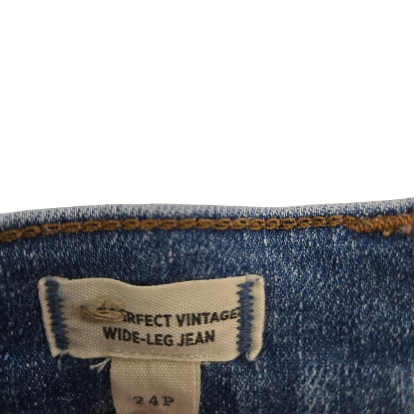 Madewell The Perfect Vintage Wide Leg Button Fly Jeans Size 24 Petite