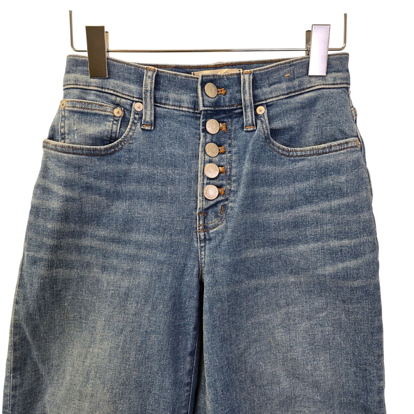 Madewell The Perfect Vintage Wide Leg Button Fly Jeans Size 24 Petite