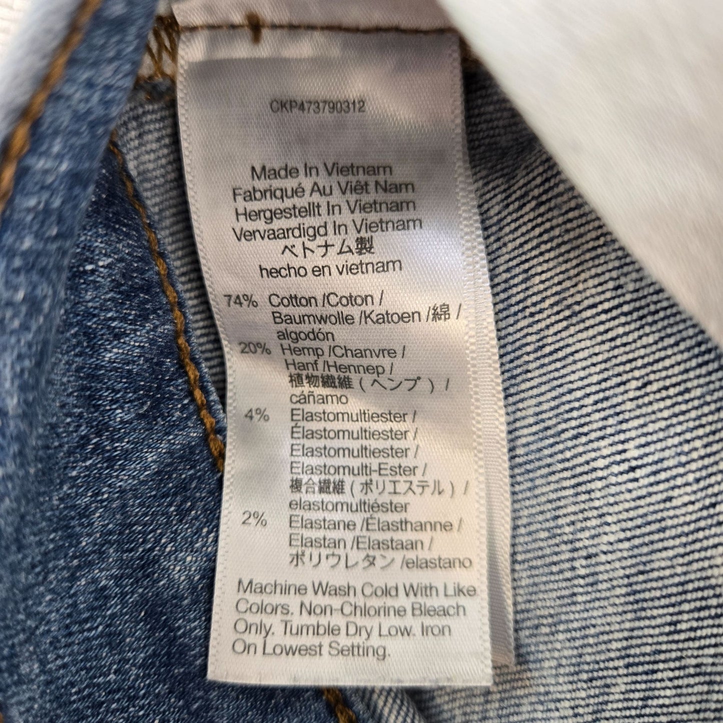 Madewell The Perfect Vintage Wide Leg Button Fly Jeans Size 24 Petite